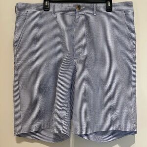 Weekenders seersucker shorts blue/white 40w